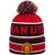 Front - Manchester United FC Jake New Era Knitted Bobble Beanie