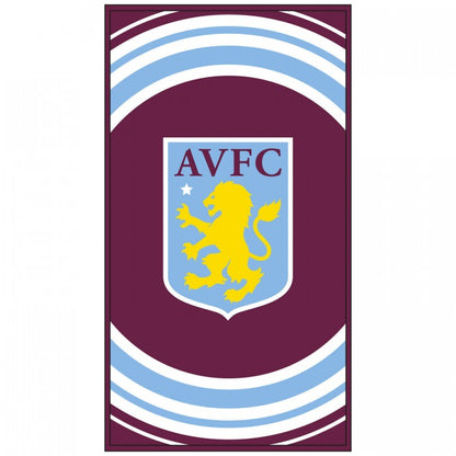 Front - Aston Villa FC Pulse Bath Towel