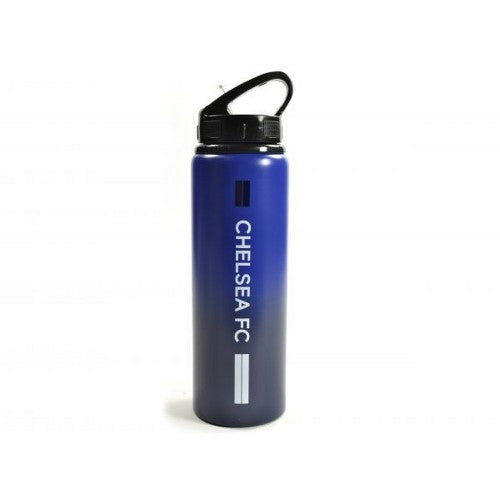 Front - Chelsea FC Fade Aluminium Water Bottle