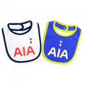 Front - Tottenham Hotspur FC Baby Home And Away Bibs (Pack of 2)