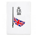 Front - Queen Elizabeth II Half Mast Tea Towel
