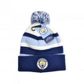 Front - Manchester City FC Bronx Bobble Knitted Hat