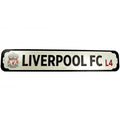 Silver-Black - Front - Liverpool FC Deluxe Metal Crest Plaque