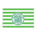 Front - Celtic FC Stripe Crest Flag