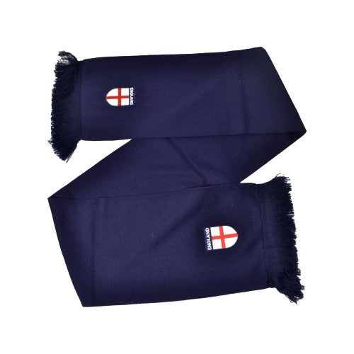 Front - England FA Luxury Crest Fine Knit Scarf