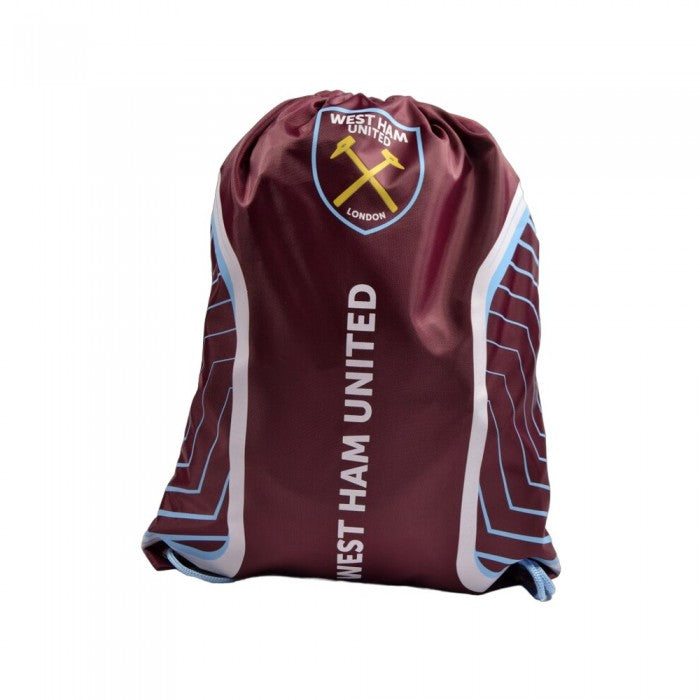 Front - West Ham United FC Crest Drawstring Bag