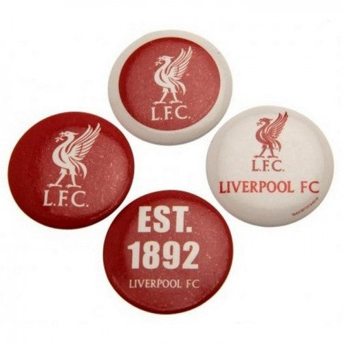 Front - Liverpool FC YNWA Badge Set (Pack of 4)