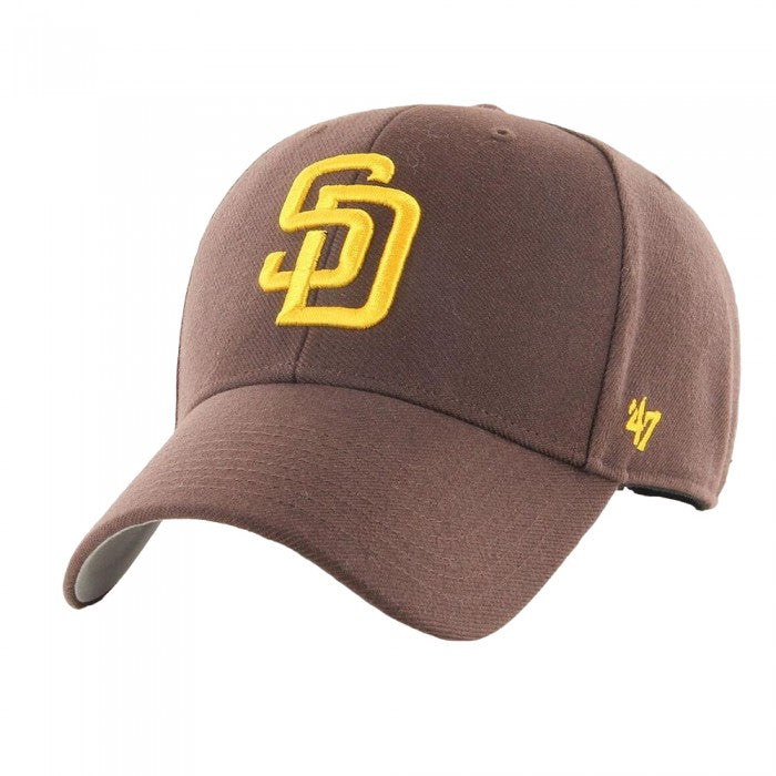 Front - San Diego Padres Unisex Adult MVP 47 Baseball Cap