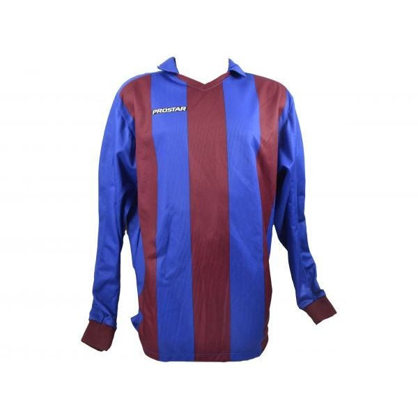 Blue-Burgundy - Front - Prostar Mens Sociadad Jersey Football Shirt