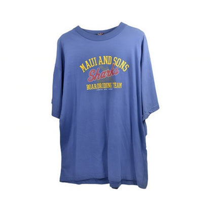 Front - Maui And Sons Unisex Adult Sharks Boarding Team T-Shirt