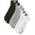 Front - Adidas Childrens/Kids Ankle Socks (Pack of 3)
