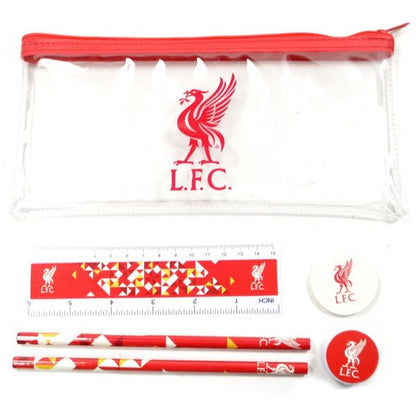 Red-Clear - Back - Liverpool FC Particle Stationery Set