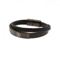 Black - Back - Arsenal FC Leather Bracelet
