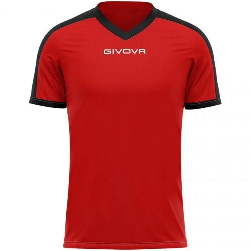 Front - Givova Unisex Adult Revolution Contrast Trim T-Shirt