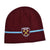 Front - West Ham United FC Crest Knitted Beanie