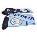 Front - Manchester City FC Official Football Jacquard Scarf