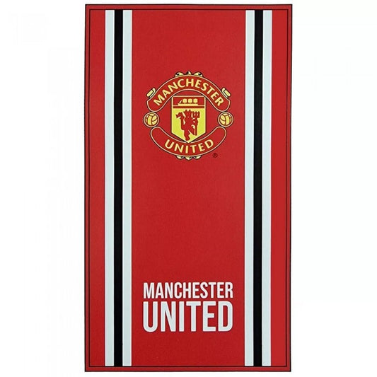 Front - Manchester United FC Core Stripe Towel