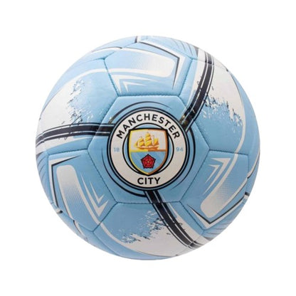 Front - Manchester City FC Turbine Crest Mini Football