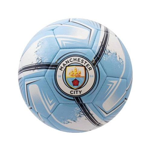 Front - Manchester City FC Turbine Crest Mini Football