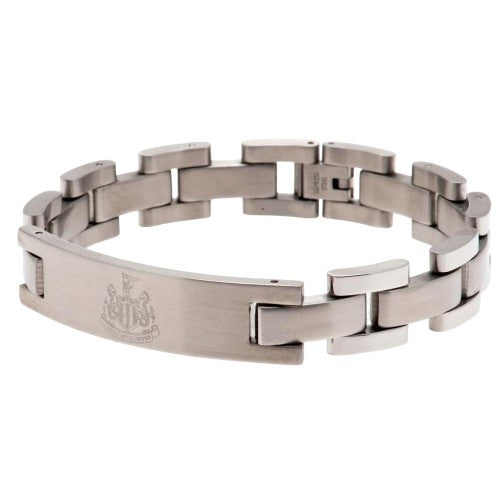 Front - Newcastle United FC Stainless Steel Bracelet