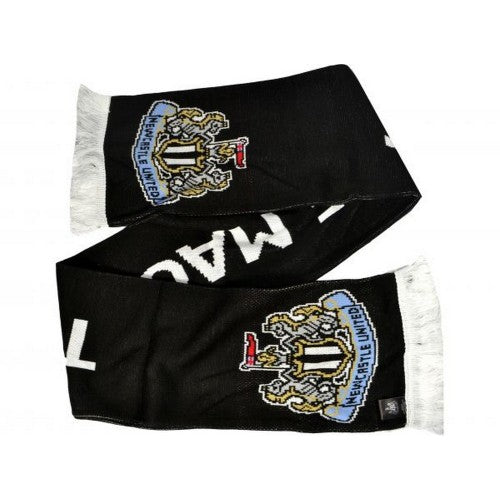 Front - Newcastle United FC Official Football Jacquard Bar Scarf