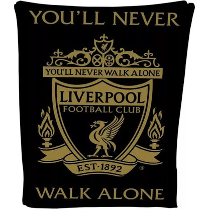 Front - Liverpool FC Fleece Crest Blanket