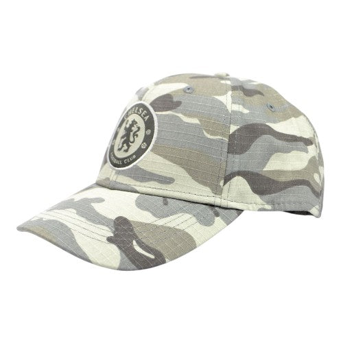 Front - Chelsea FC Camo Baseball Cap