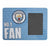 Front - Manchester City FC No.1 Fan Metal Embossed Photo Frame