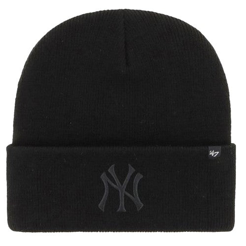 Front - New York Yankees Haymaker MLB 47 Knitted Cuff Beanie
