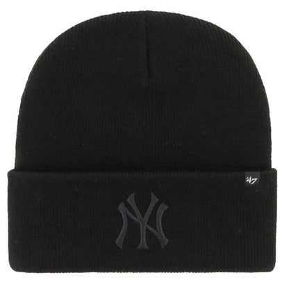 Front - New York Yankees Haymaker MLB 47 Knitted Cuff Beanie
