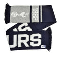 Front - Tottenham Hotspur FC Official Football Jacquard Nero Scarf