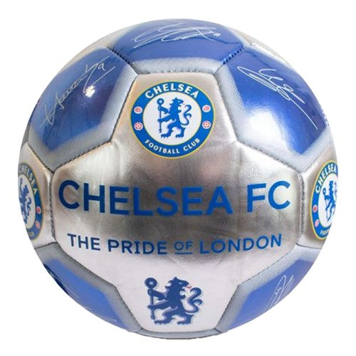 Front - Chelsea FC Printed Signature Mini Football