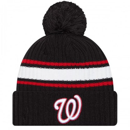 Front - Washington Nationals New Era Knitted Sport Beanie