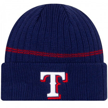 Front - Texas Rangers New Era Knitted Sport Beanie