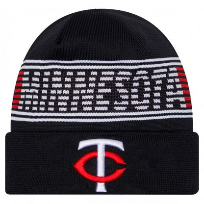 Front - Minnesota Twins New Era Knitted Sport Beanie