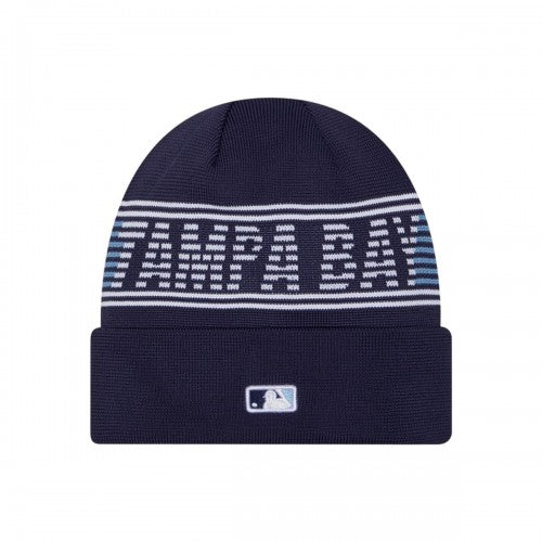 Front - Tampa Bay Rays New Era Knitted Sport Beanie