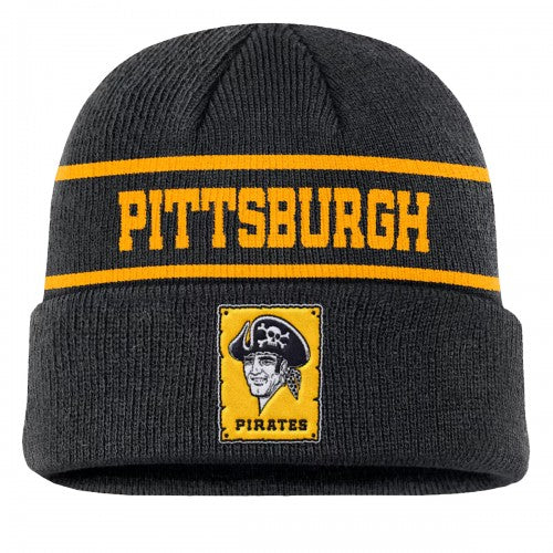 Front - Pittsburgh Pirates New Era Knitted Sport Beanie