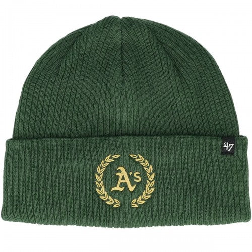 Front - Oakland Athletics New Era Knitted Sport Beanie