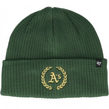 Front - Oakland Athletics New Era Knitted Sport Beanie