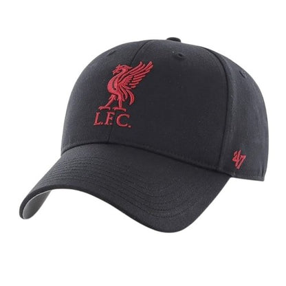 Front - Liverpool FC Childrens/Kids MVP 47 Baseball Cap