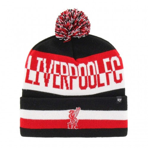 Front - Liverpool FC 47 Pom Pom Beanie