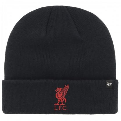 Navy-White - Front - Liverpool FC Haymaker 47 Cuffed Beanie