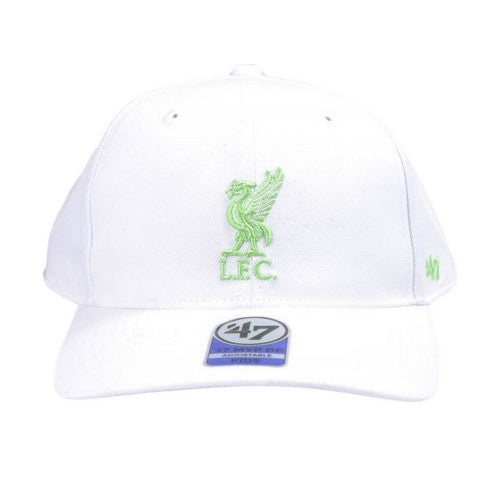 Front - Liverpool FC Childrens/Kids MVP 47 Snapback Baseball Cap