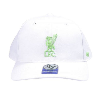 Front - Liverpool FC Childrens/Kids MVP 47 Snapback Baseball Cap