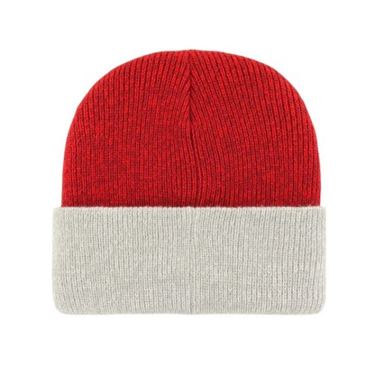Front - Liverpool FC 47 Razor Cuffed Two Tone Beanie