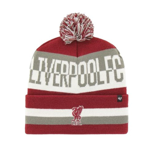 Front - Liverpool FC 47 Pom Pom Beanie