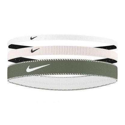 Front - Nike Mixed Flex Classic Headband (Pack of 3)