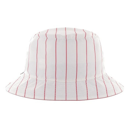 Front - 47 Unisex Adult Liverpool FC Stripes Bucket Hat
