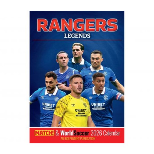 Front - Rangers FC 2026 A3 Wall Calendar