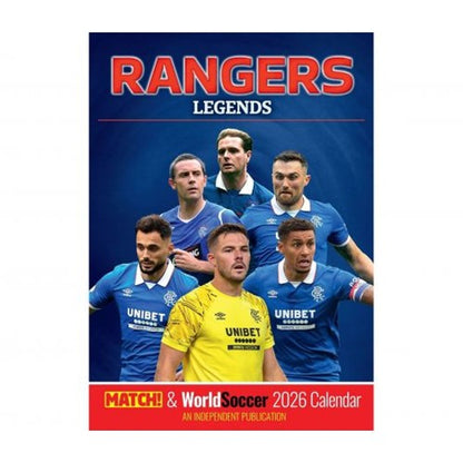 Front - Rangers FC 2026 A3 Wall Calendar